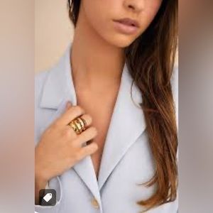 Tahari, Light Blue 3/4 Sleeve Blazer with Notched Lapel Collar